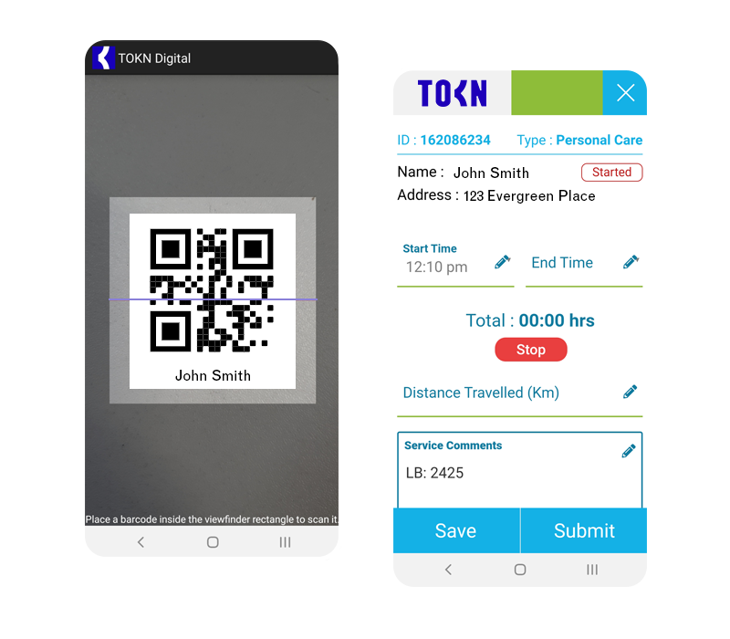 TOKN Digital QR Code Check